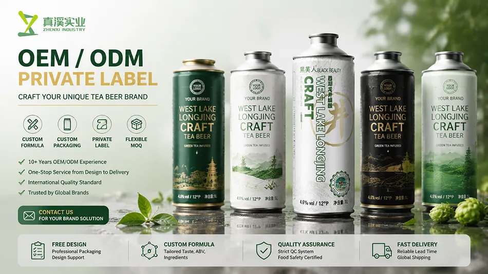West Lake Longjing craft tea beer OEM private label manufacturer