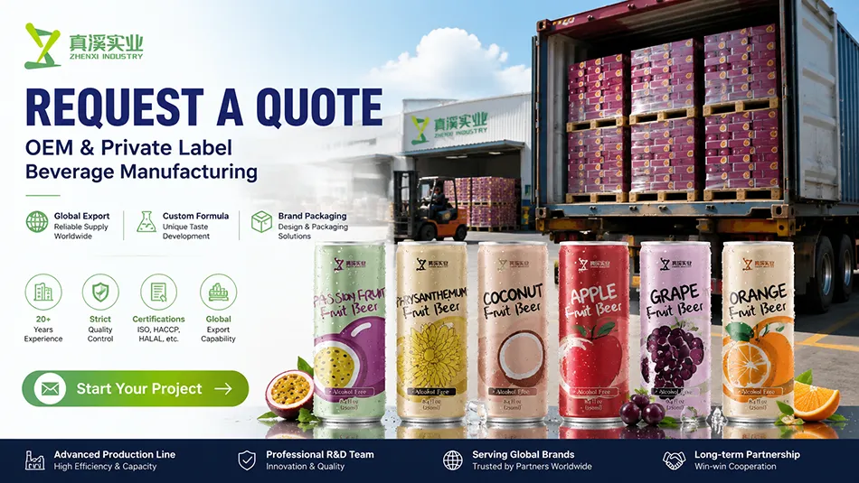 Export container loading of non alcoholic beer for global beverage distribution