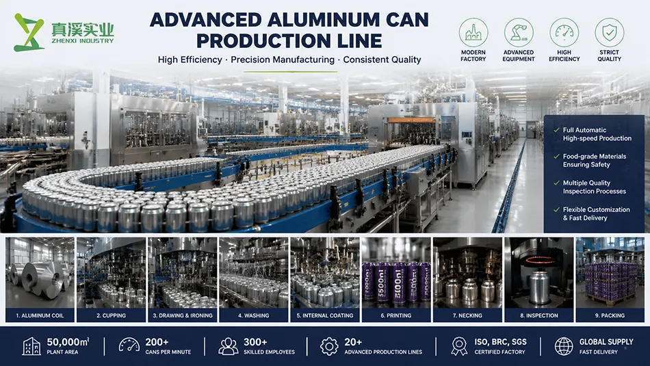 Automatic production line for manufacturing 500ml aluminum beverage cans in China