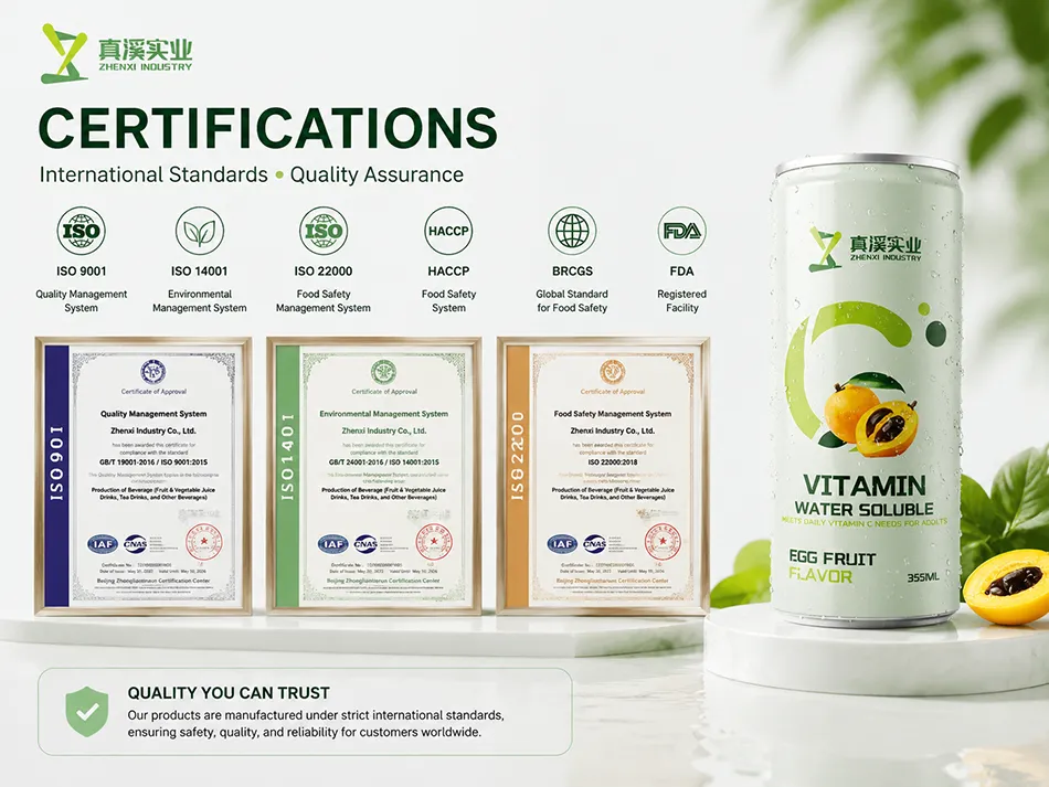 ISO certified OEM manufacturer of Canistel Flavor Vitamin C Drink