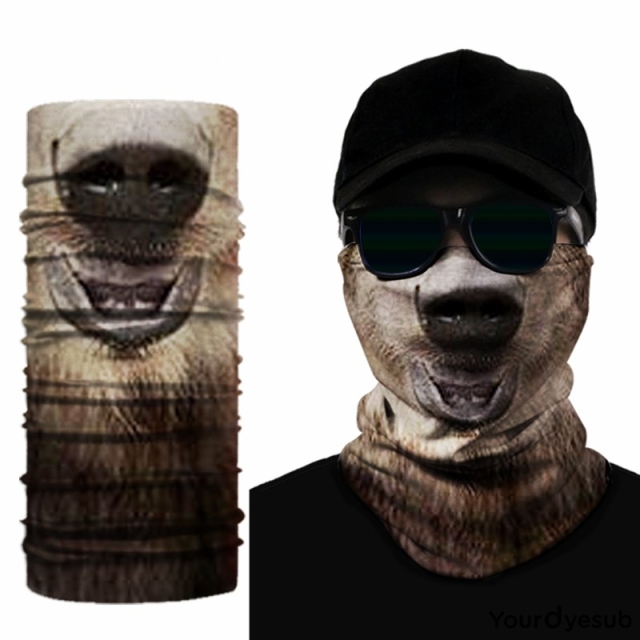 Face Mask Neck Gaiter Balaclava Neckerchief Headband Dog Animal Print,yourdyesub.com