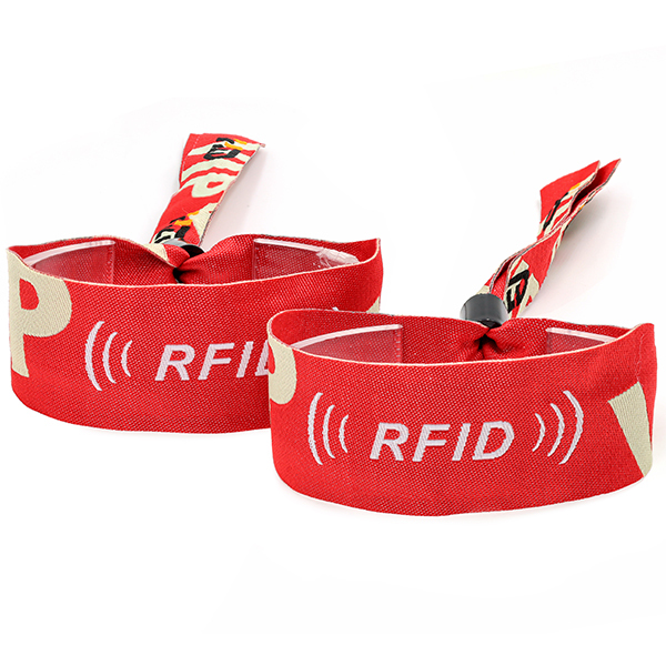Custom Woven RFID Inlay Wristbands,yourdyesub.com