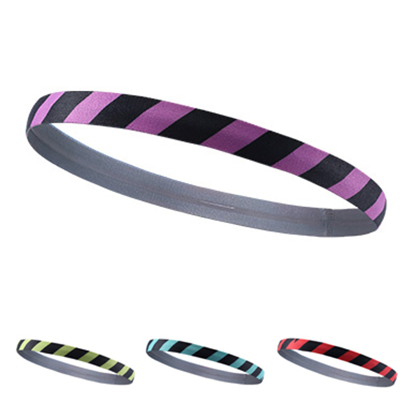 Thin Elastic Sports Headbands Skinny Athletic Hair Bands Yoga Head Band Sweatband for Exercise Yoga Workout Running Soccer, Black F0A10,yourdyesub.com