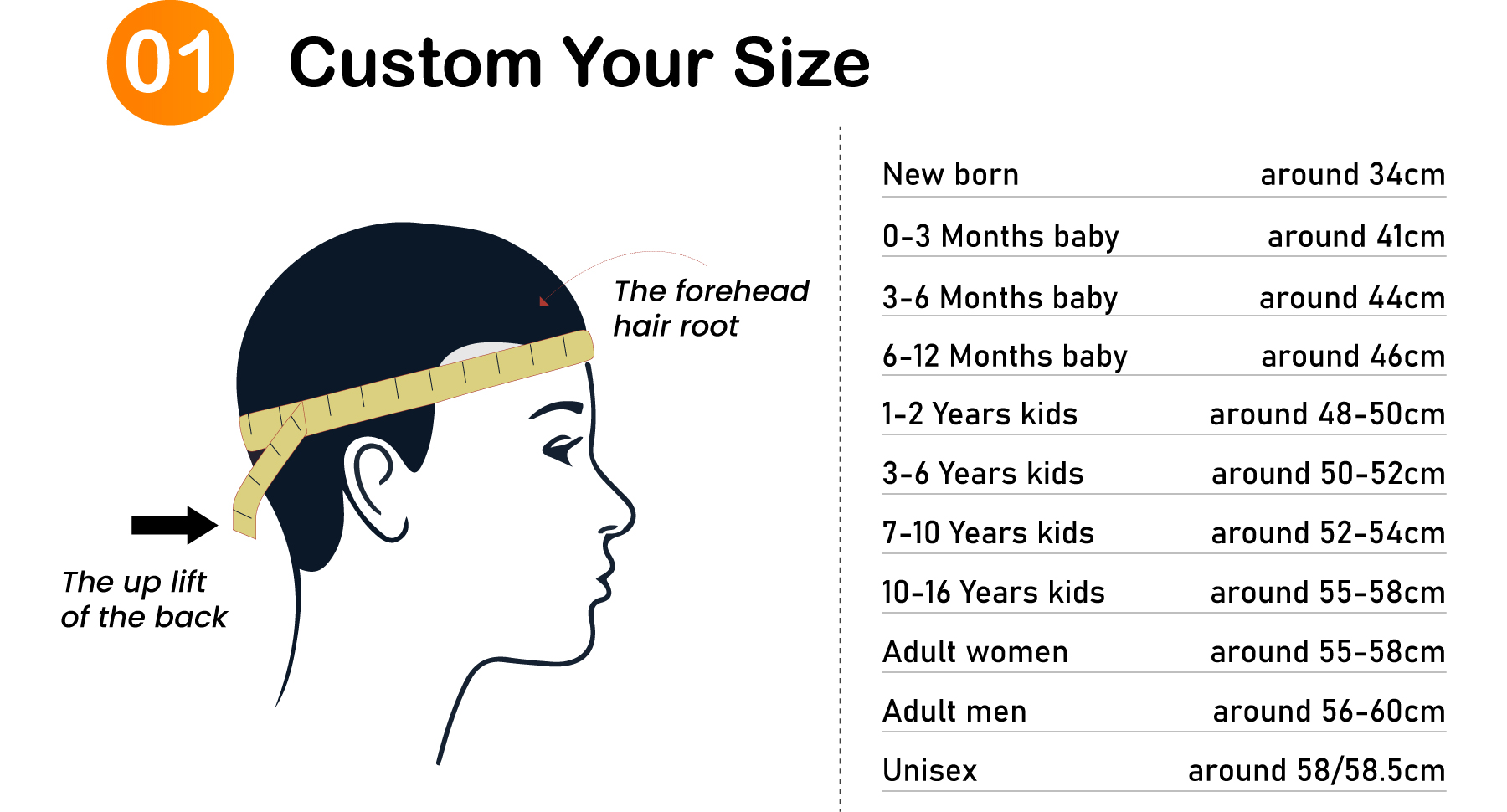 Custom Bucket Hats Size