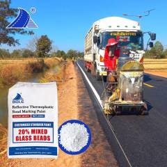 20% Mixed Glass Beads Thermoplastic Road Marking Paint – High-performance road marking solution for enhanced durability and reflectivity, ideal for highways, urban roads, and airport runways.