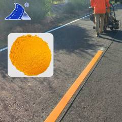 Chrome Yellow pigment in solid form, a high-performance inorganic colorant used in paints, plastics, and coatings for vibrant yellow hues.