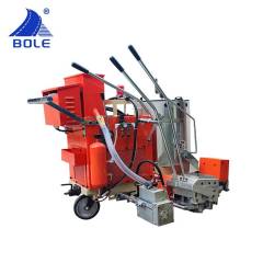 Side angle of BL-SC380 road marking machine showcasing its design and features