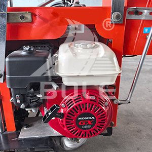 Road marking machine motor