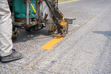 thermoplastic road marking paint