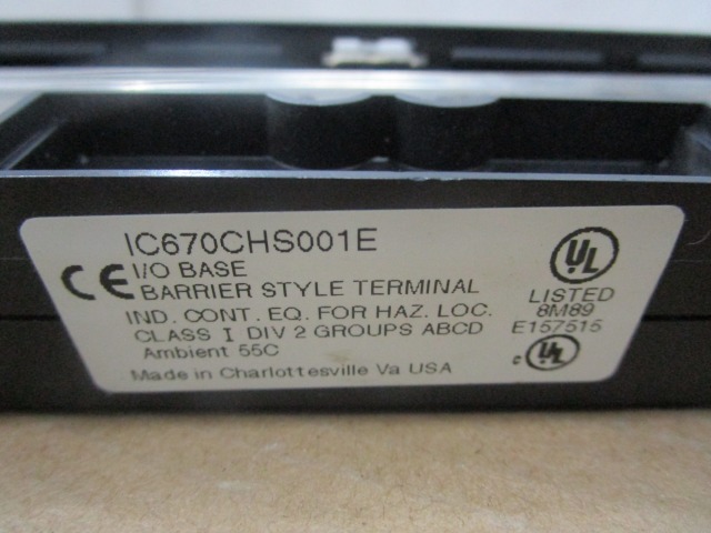 supplied IC670CHS001E is from USA origin, good stock