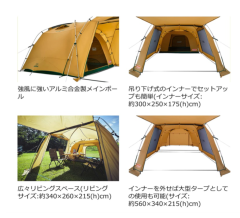 Coleman Tough Screen 2 Room House MDX TX/MDX 帳篷