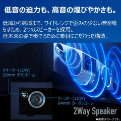 TOSHIBA東芝 無線揚聲器AX-XSS100 低音/高音 25年款
