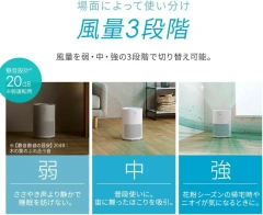 IRIS OHYAMA空氣清淨機 小型自動模式 支持國際電壓10疊 AAP-S20C 25年款