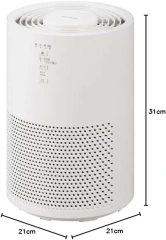 IRIS OHYAMA空氣清淨機 小型自動模式 支持國際電壓10疊 AAP-S20C 25年款