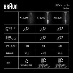 BRAUN 百靈 PRO X XT5300-b 電動修毛刀|身體+臉部兩用|4D刀片|自然修剪/剃除|6款配件|腋下・手臂・腿部・私密處適用