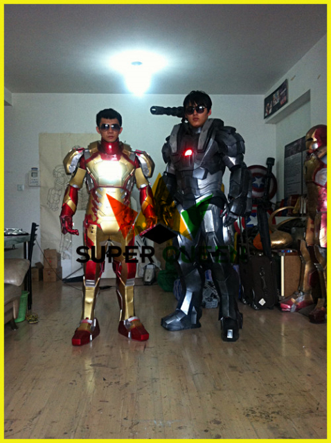 Popular Halloween Cosplay Iron Man War Machine Costume for Adults