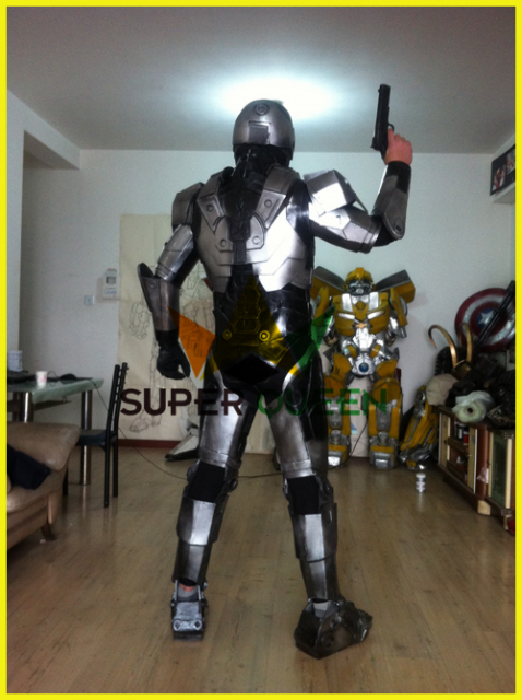 Cosplay Robocop Costume, Wearable Robocop Costume for Adults, 1:1 Scale Robocop Armor Costume for Comic con