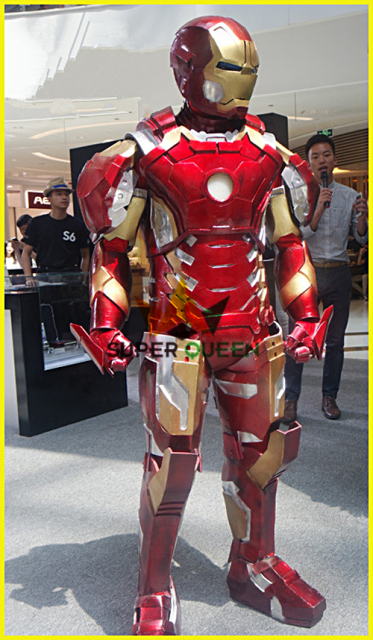 Marvel Cosplay Superheroes Iron Man Costume Mark 43 for Adults