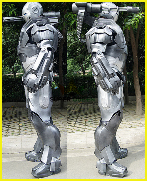 Popular Halloween Cosplay Iron Man War Machine Costume for Adults