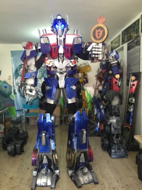 2022 Party Costume Wearable Transformers Cosplay Costume Transformers Optimus Prime Costume For Entertainment