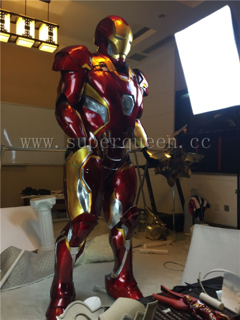 2023 Auotomatic Version Iron Man Mark XLV Costume for Adults