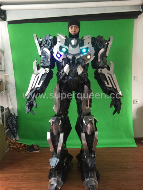 Entertainment Costume Robot Transformers Bumblebee Costume for Adults