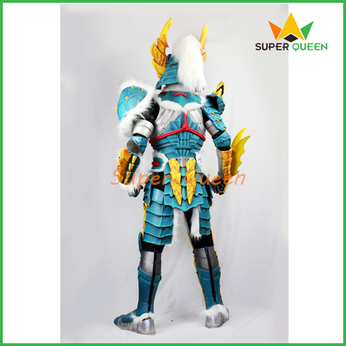 Top Quality Monster Hunter World Cosplay Zinogre Costume Customized Size