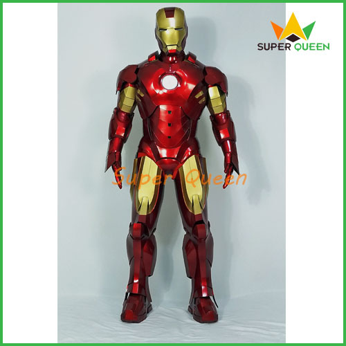 Kids Party Iron Man Mark 4 (IV) Suit Cosplay Marvel Iron Man Mark 4 (IV) Costume Adult Iron Man Costume with Lights