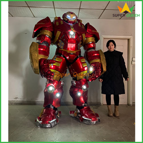 2024 New Cosplay Marvel Iron Man Hulkbuster Robot Costume 2.8M Tall