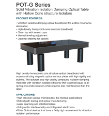 POT-G Series Hollow Cone Vibration Isolation Optical Table