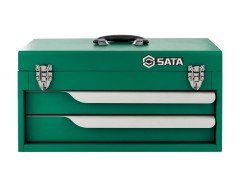 2-Drawer Metal Tool Box 20" Green 95139