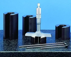 Depth Micrometer, Interchangeable Rods 0-75mm, 63mm Base 129-110