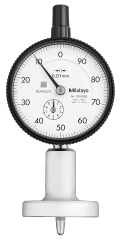 Dial Indicator Depth Gauge 0-10mm, Ball Point Contact Element, Round Base 7224A