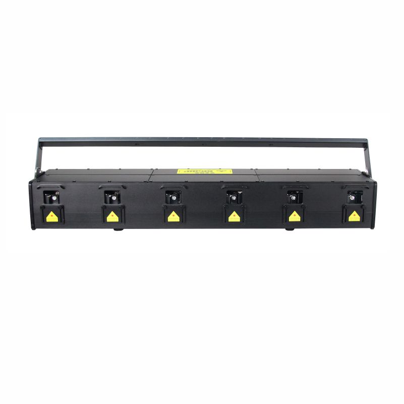 S6 60W 30W 18W RGB Outdoor Animation Scan Six Head Laser Bar