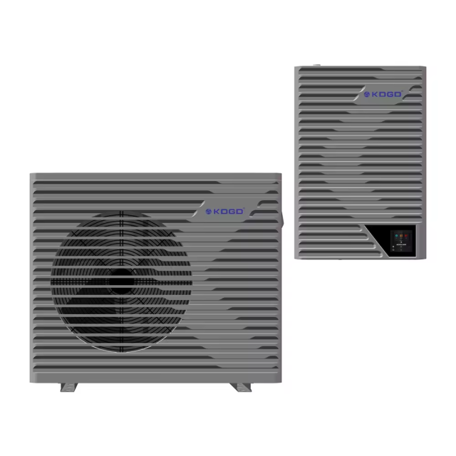 Engineering hot sale r32 air to water WIFI remote evi dc Split type inverter heat pump water heaters heating in winter