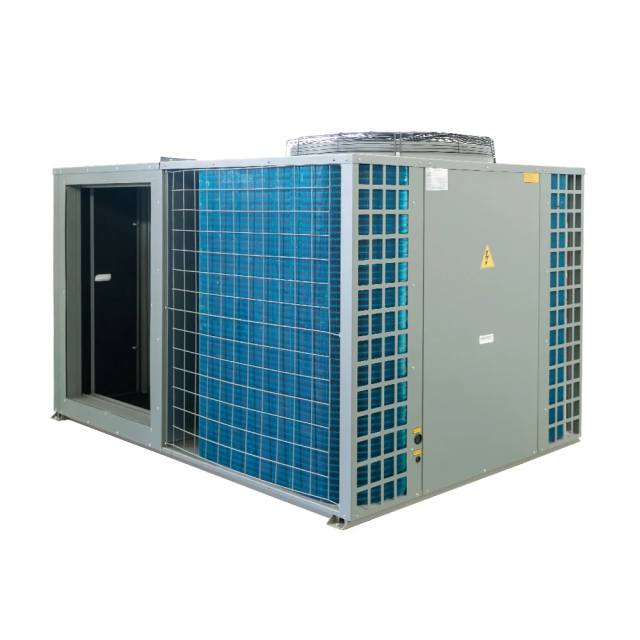 Hot Selling T3 Rooftop AC Unit Energy Saving Variable Frequency Air-Cooled with New Motor PLC Multi-Functional Processing Hotels