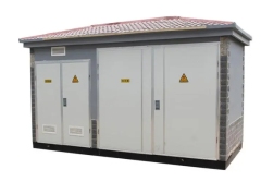 Electric vehicle charging station box-type substation
