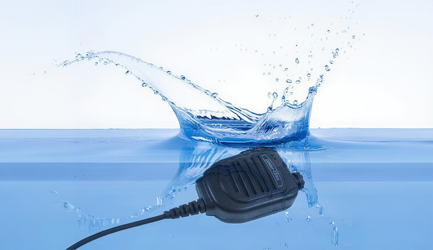 IP67 waterproof remote speaker microphone