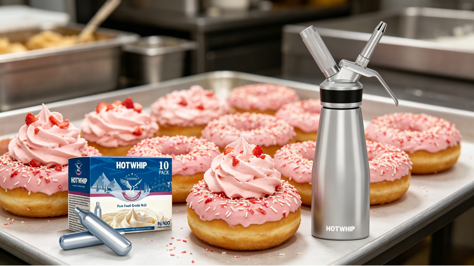 Making Fresh Whipped Cream with a Cream Charger