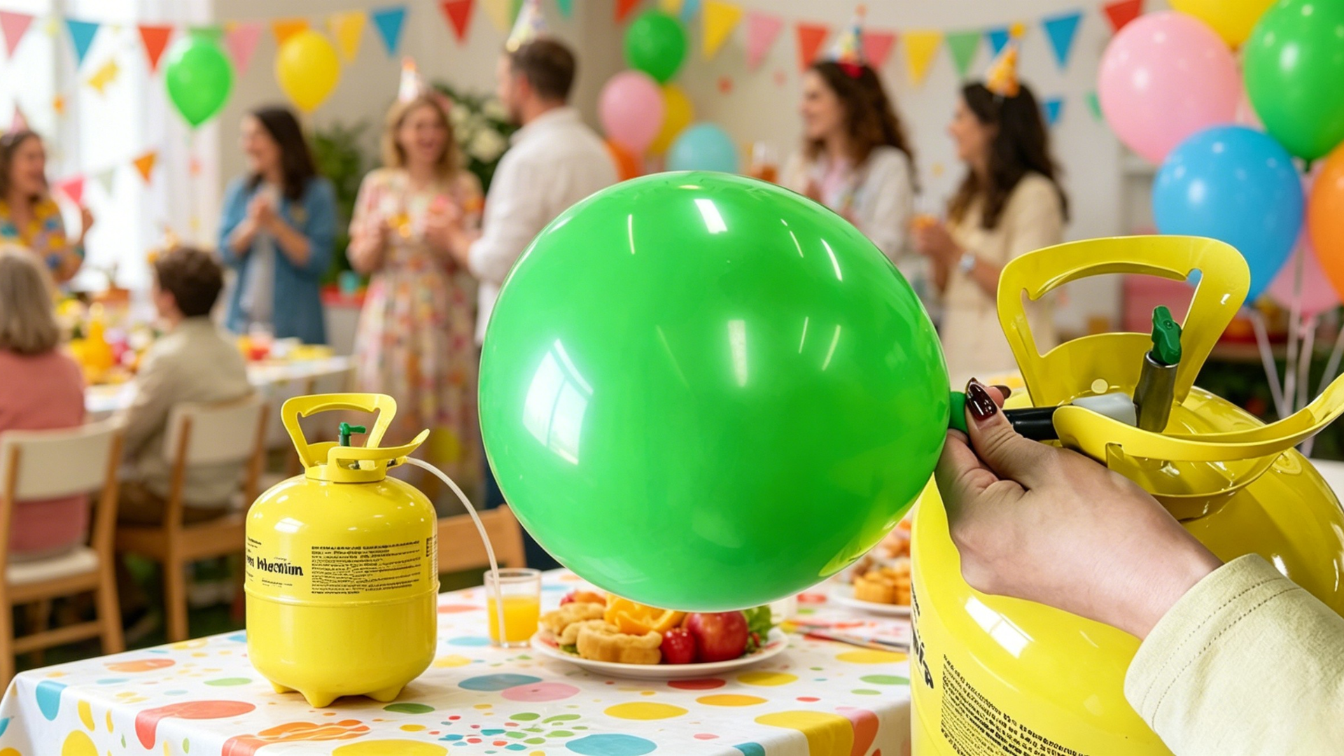 Use a Helium Tank Properly
