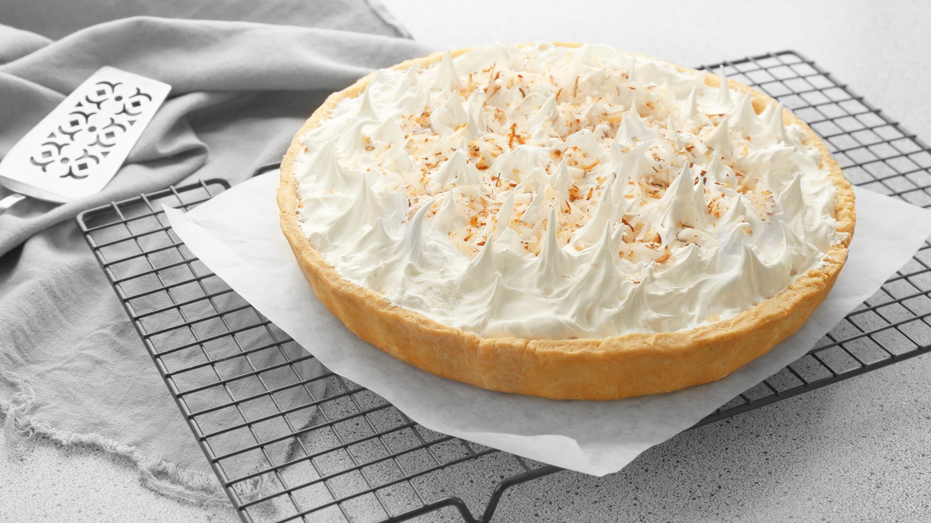 Southern Homemade Coconut Cream Pie