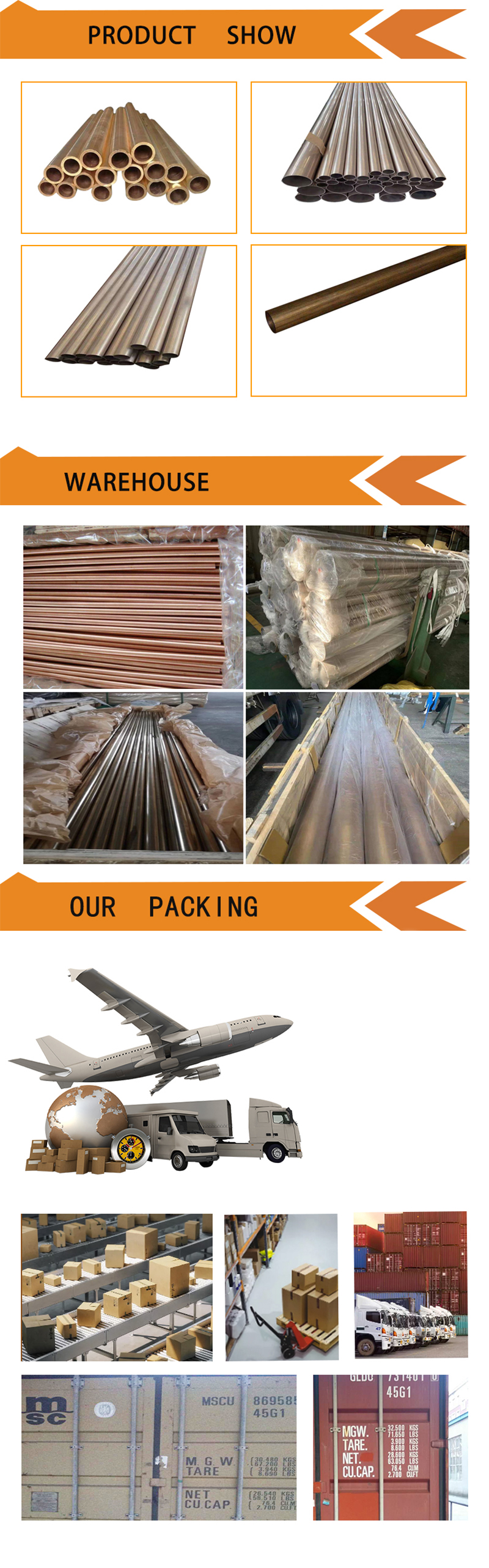 Nickel-stannum Copper Tube
