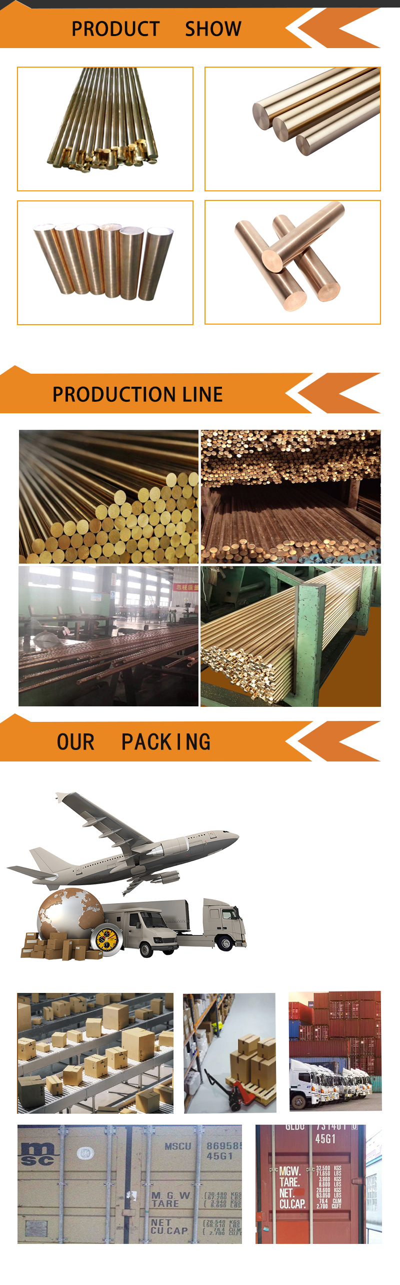 Nickel-stannum Copper Rod