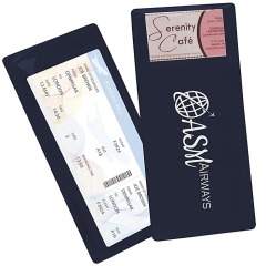 Printed Large Insurance Card Holders w/ Business Card Pocket