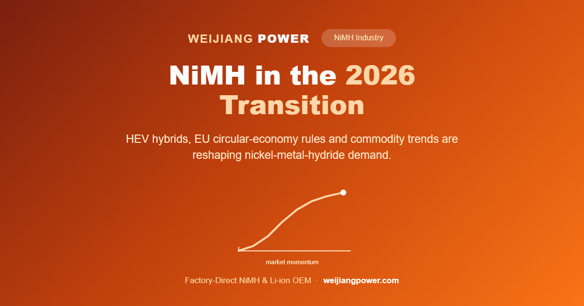 NiMH market trends 2026 - rising demand