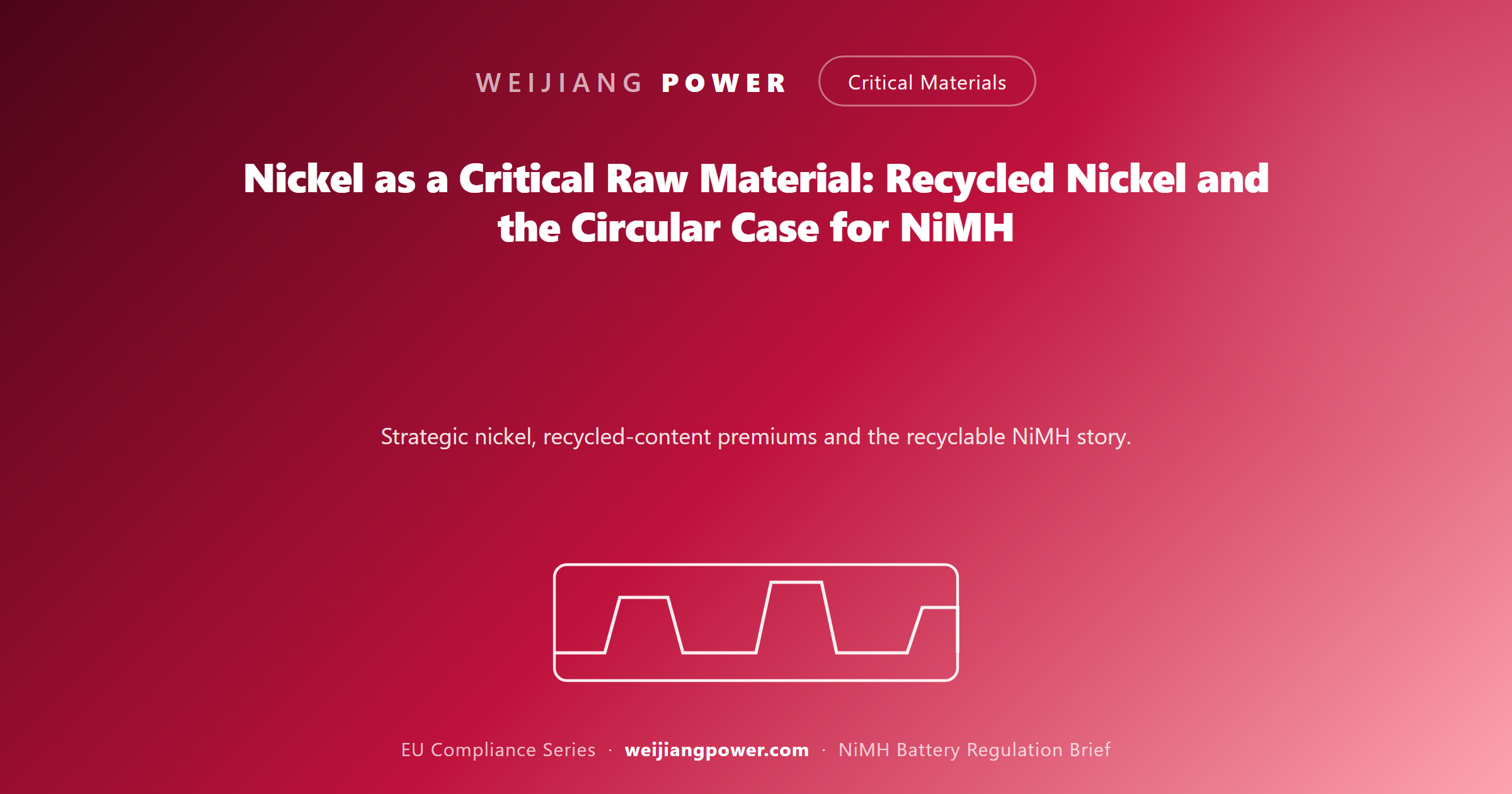 nickel critical raw material recycled nickel and circular case for NiMH