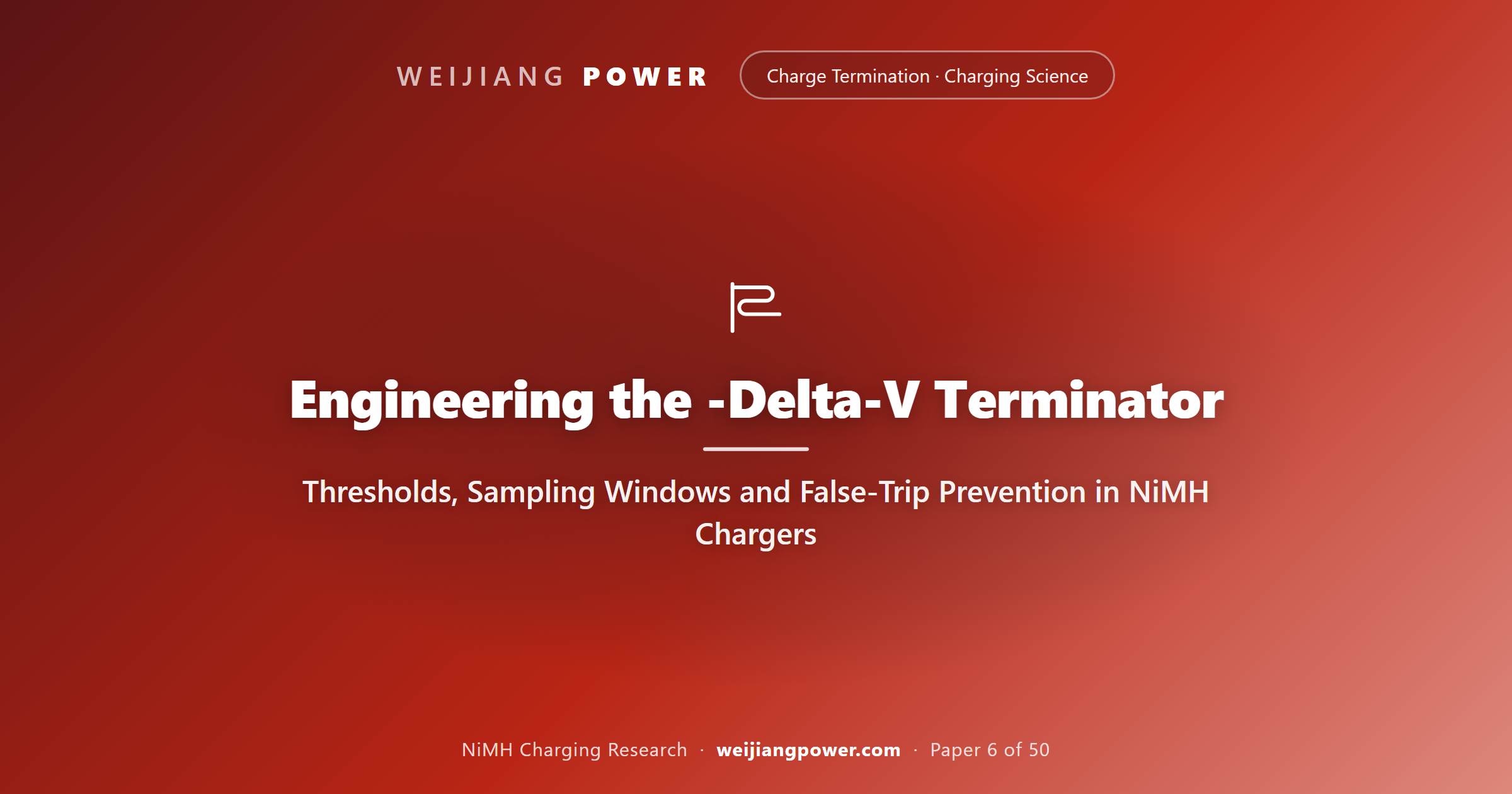 Engineering the -Delta-V Terminator: Thresholds, Sampling Windows and False-Trip Prevention in NiMH Chargers