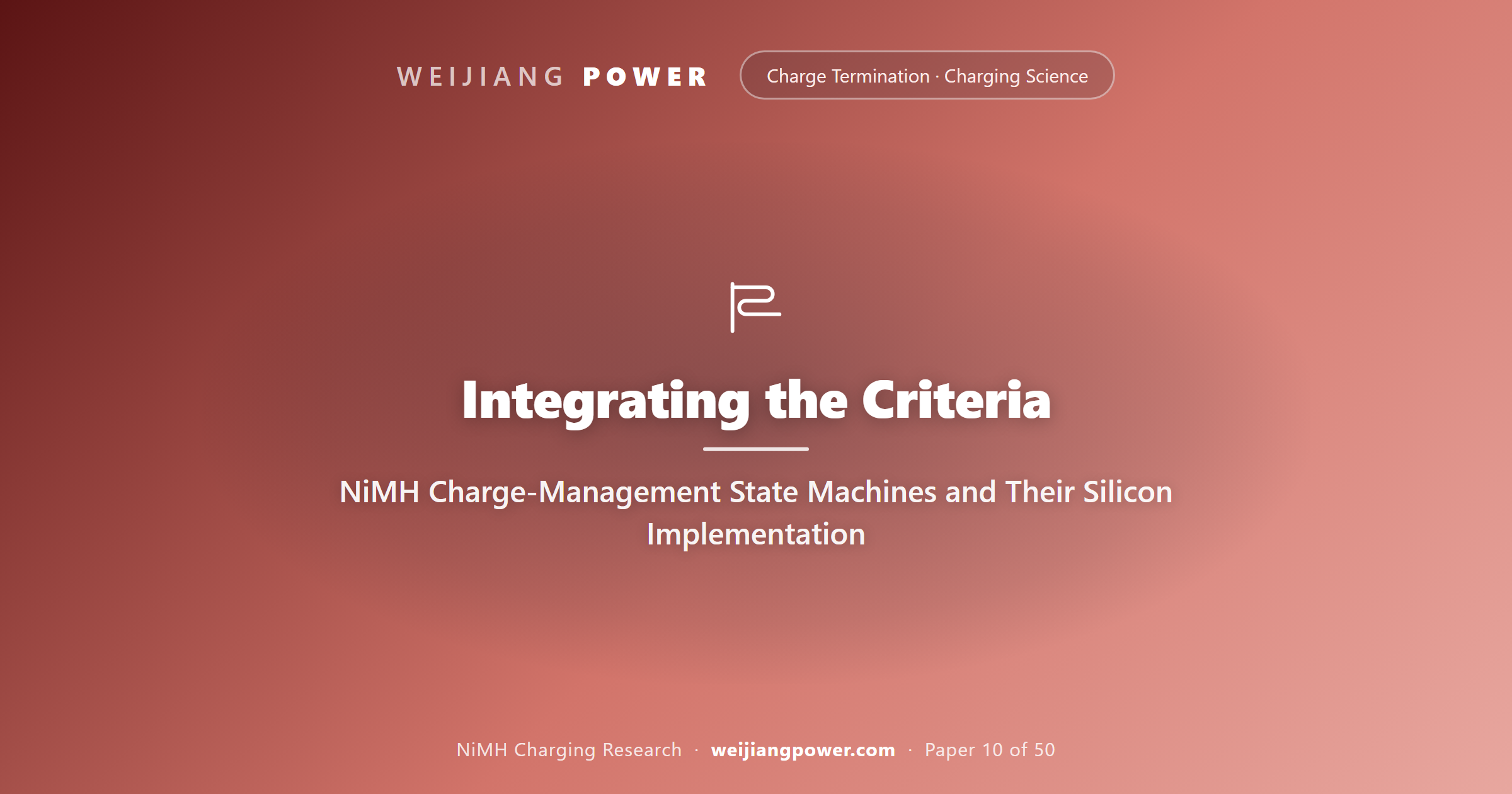 Integrating the Criteria: NiMH Charge-Management State Machines and Their Silicon Implementation