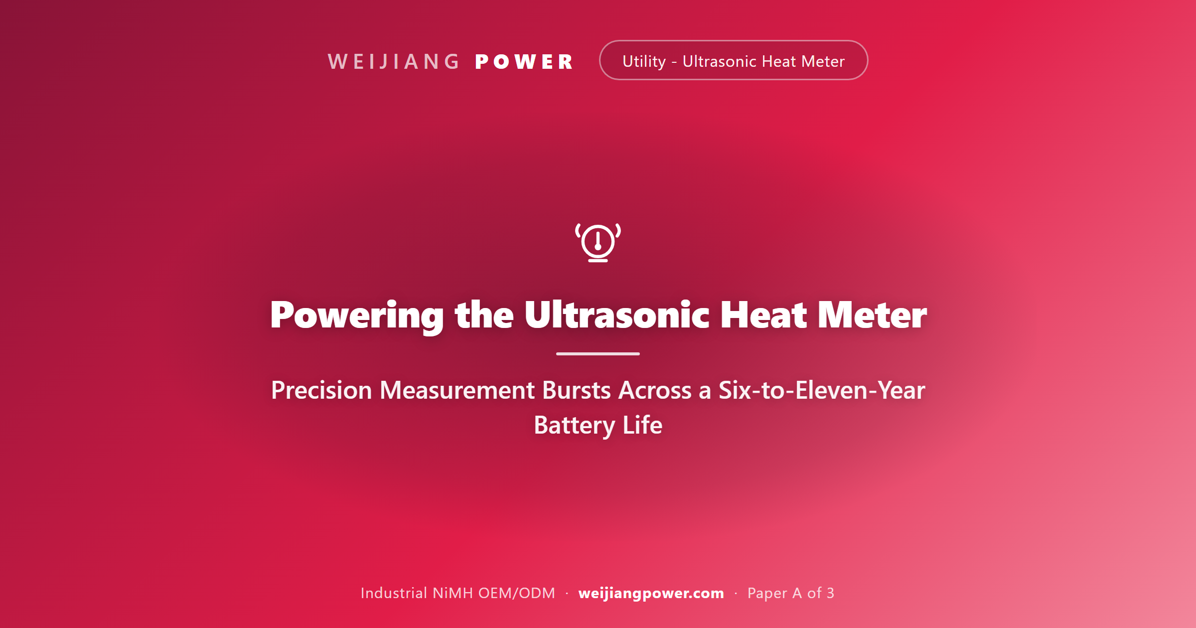 Academic cover for the battery load profile of an EN 1434 ultrasonic heat meter with NiMH pulse assist