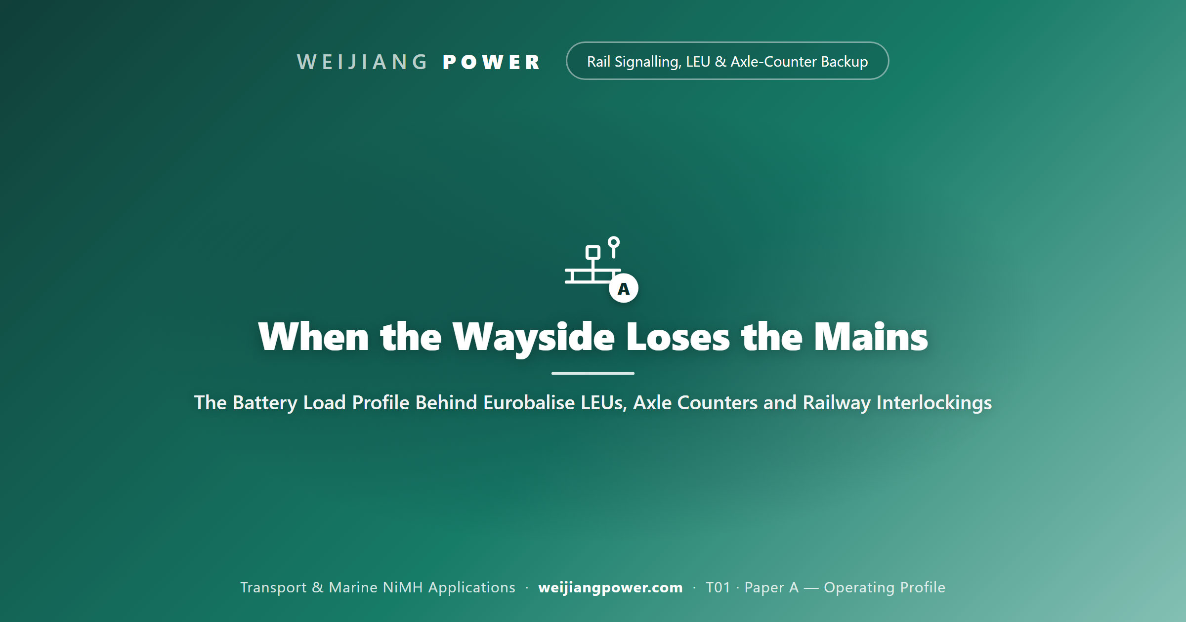When the Wayside Loses the Mains: The Battery Load Profile Behind Eurobalise LEUs, Axle Counters and Railway Interlockings